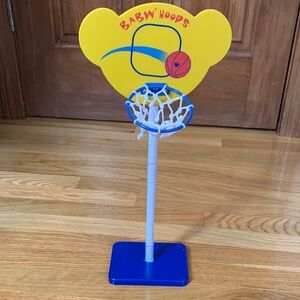 Kids Yellow & Blue Mini Basketball Hoop